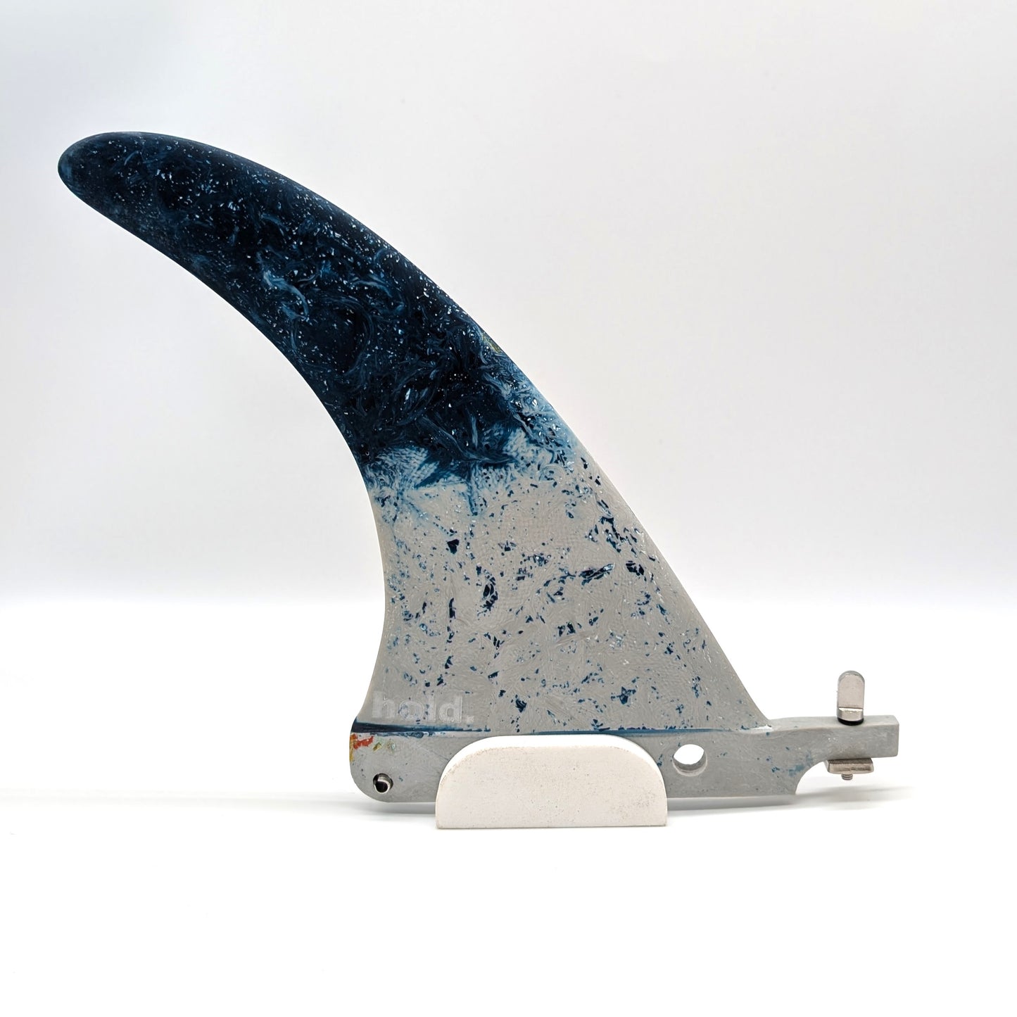 Recycled Fibreglass Single Surfboard Fins - Blue/Grey